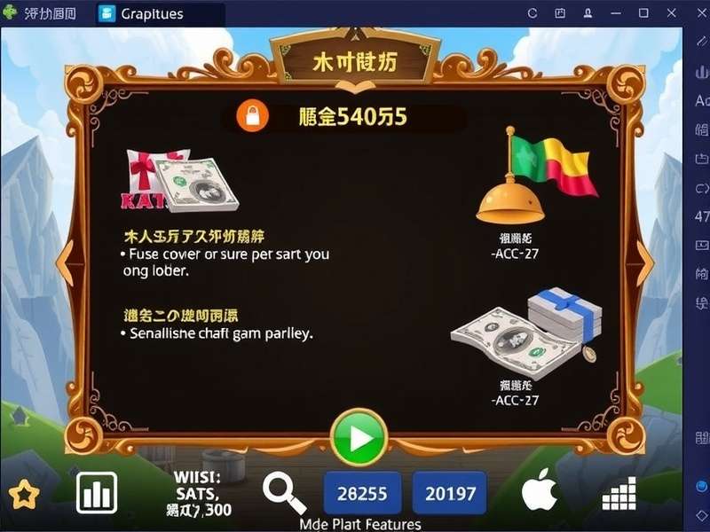 Financial Fortune Quest Game Interface